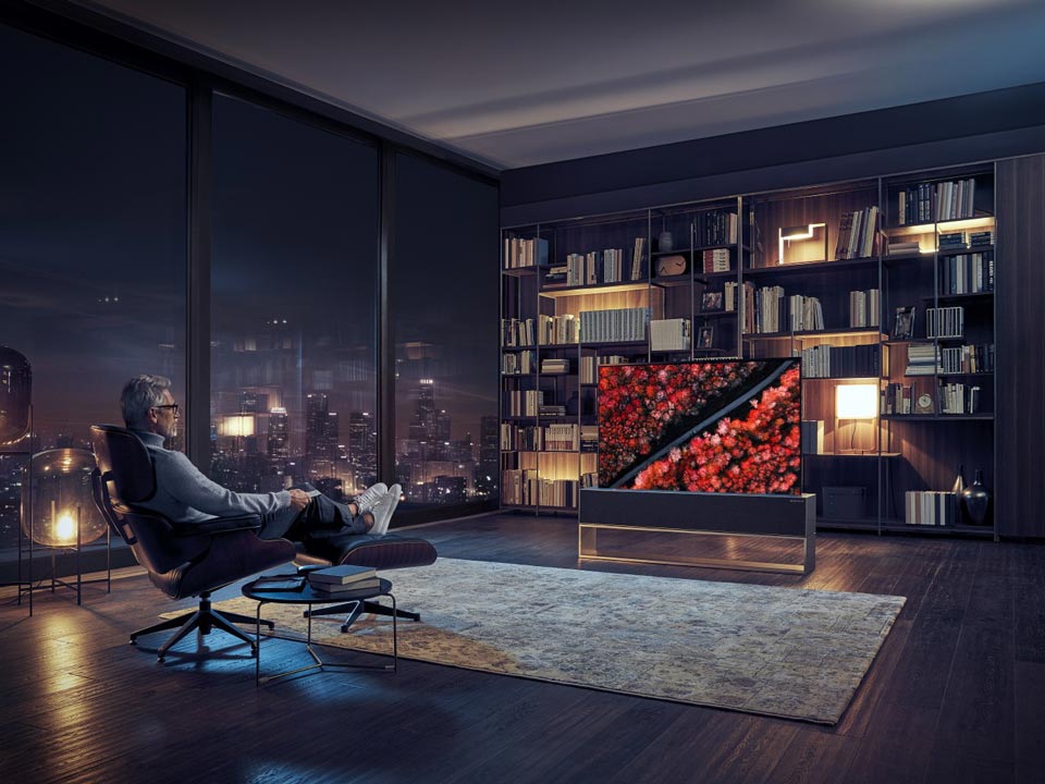 tv oled gulung lg