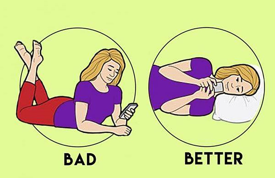 Inilah Beberapa Posisi Penggunaan Gadget yang Perlu Dihindari