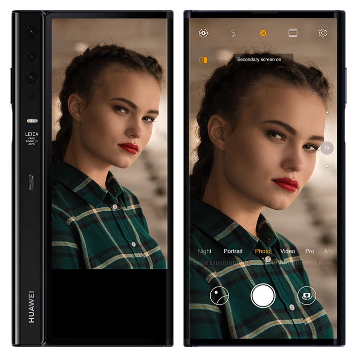 Huawei Mate X terlipat