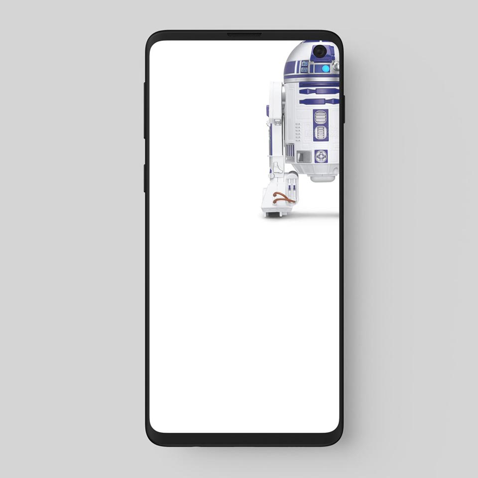 Wallpaper Samsung Galaxy S10 Ini Mengakali Lubang Kamera Dengan Cerdik