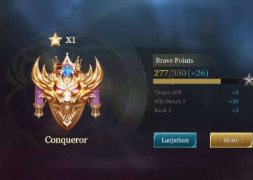Inilah 5 Tips Mencapai Rank Conqueror di Garena AOV Indonesia