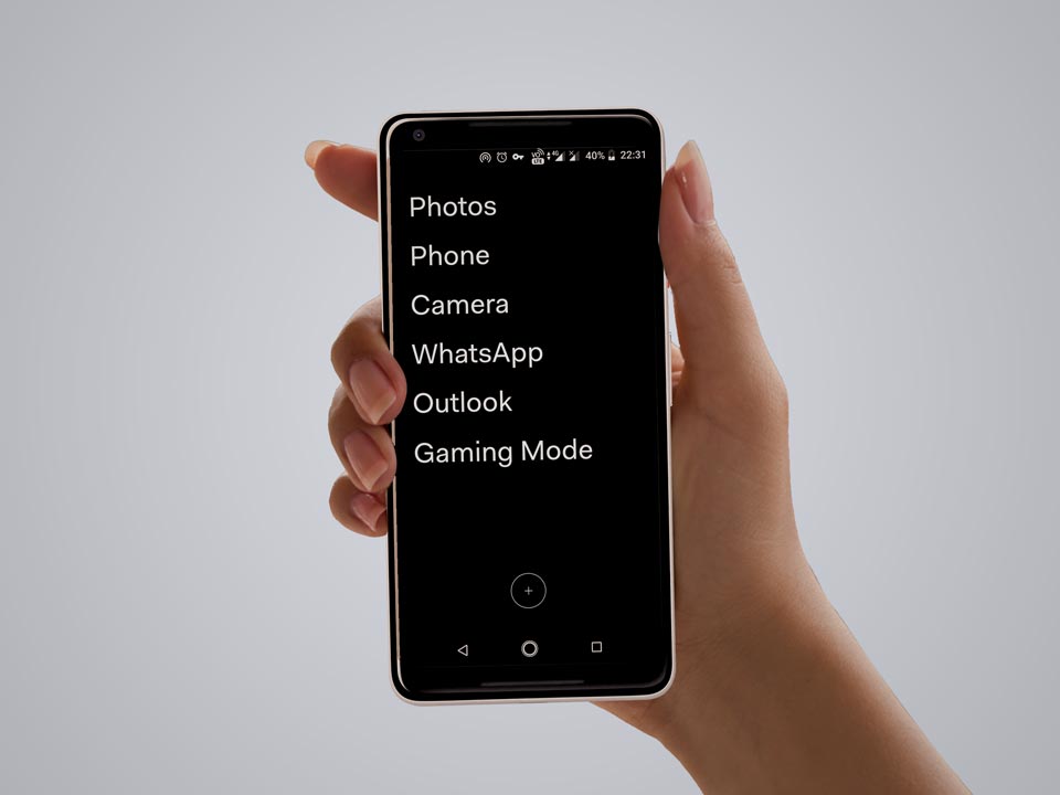 aplikasi launcher android minimalis