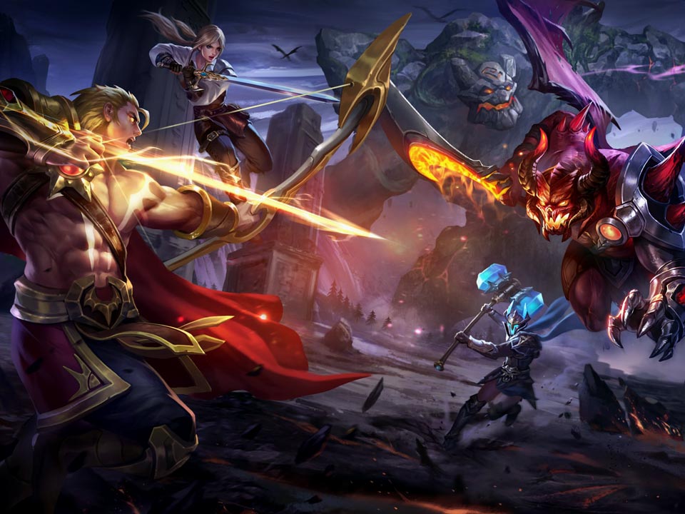 game MOBA android
