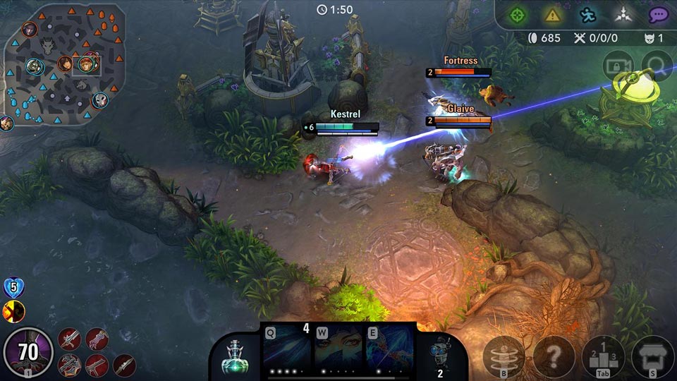game moba android vainglory