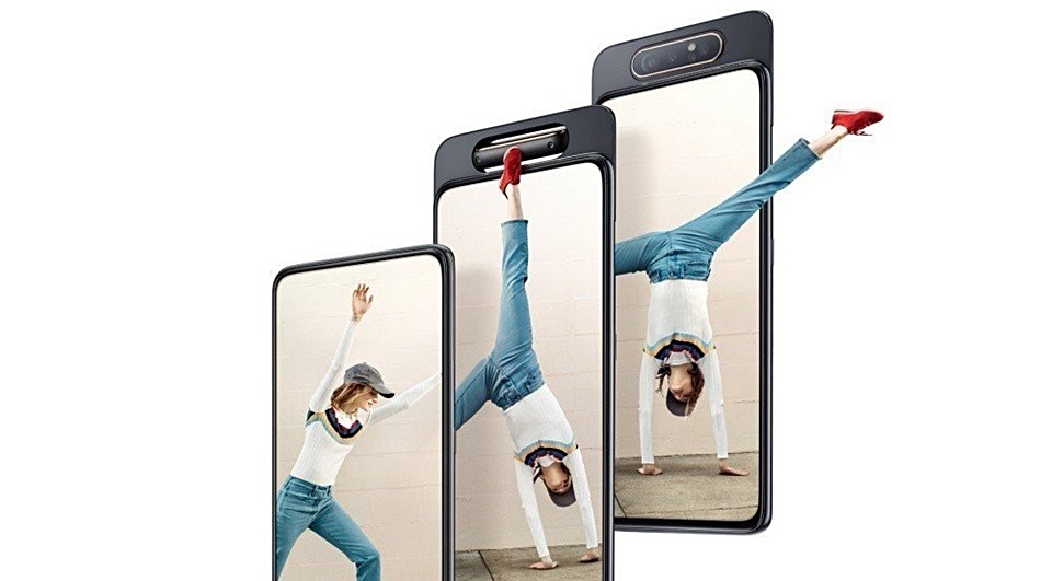 Samsung Galaxy A80 Tampil dengan Full Screen dan Kamera Berputar