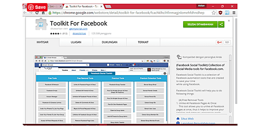 Cara Menghapus Semua Teman di Facebook dengan Google Chrome