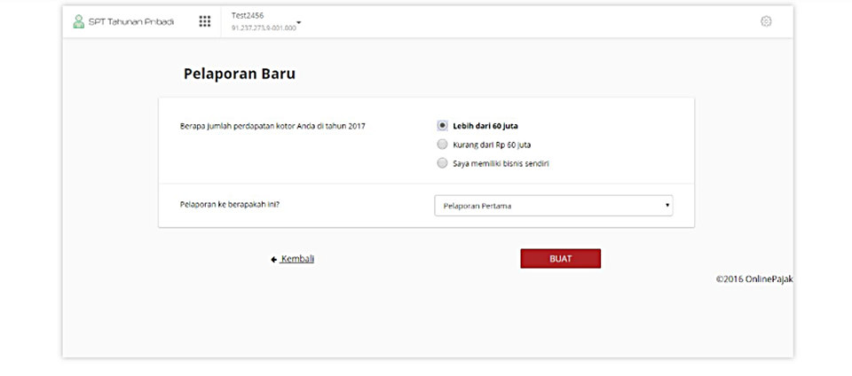 Cara Mengisi Formulir SPT Tahunan Pribadi Melalui OnlinePajak