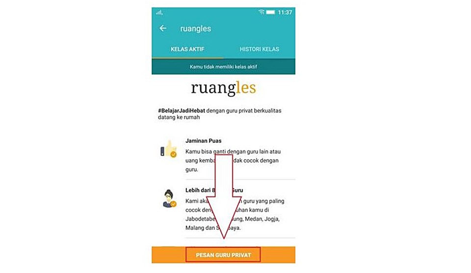Tutorial Menggunakan Aplikasi Android Ruang Guru