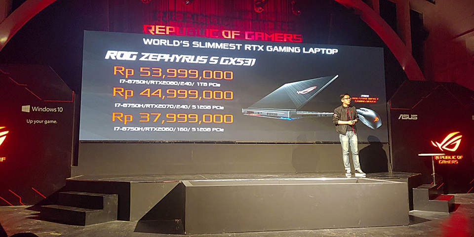 Resmi Rilis di Indonesia, Inilah 2 Laptop Gaming Asus Tertipis di Dunia