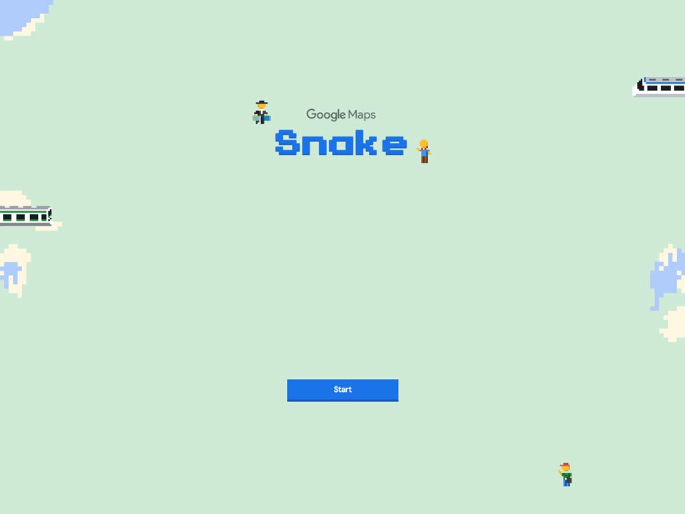 game snake google maps