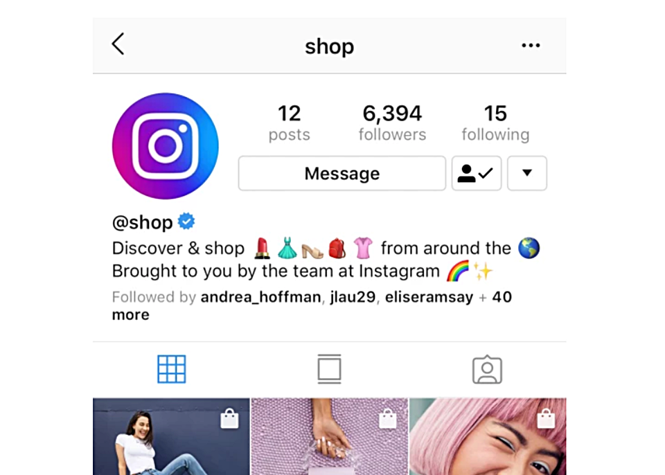 Instagram Manjakan Penggila Belanja Dengan Merilis Akun @Shop