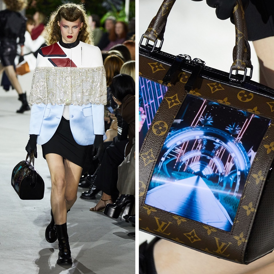 Brand Fashion Louis Vuitton Luncurkan Tas dengan Layar AMOLED