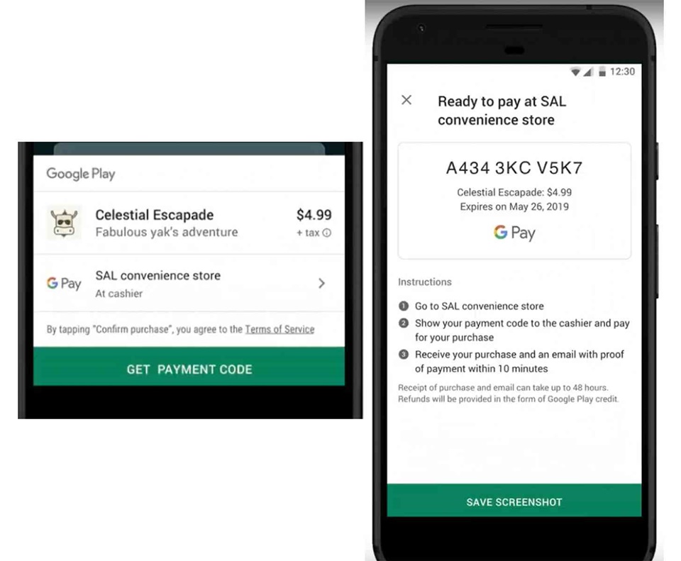Nantinya Kita Bisa Bayar Play Store Pakai Uang Tunai