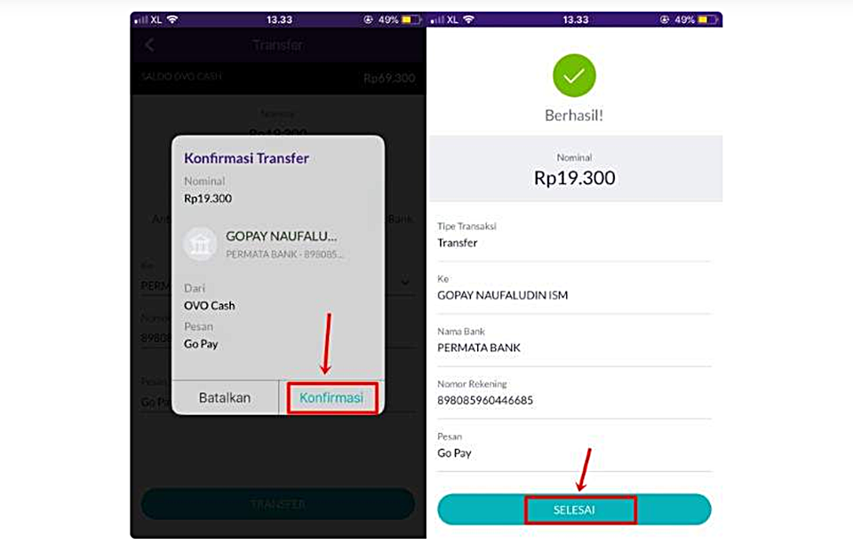 cara top up go-pay