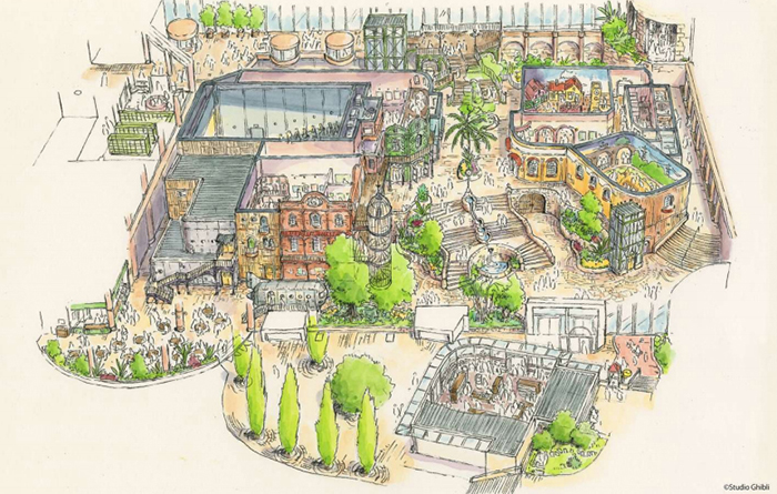 Gambaran Studio Ghibli Theme Park yang Akan Dibuka Tahun 2022