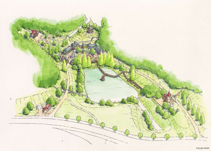 Gambaran Studio Ghibli Theme Park yang Akan Dibuka Tahun 2022