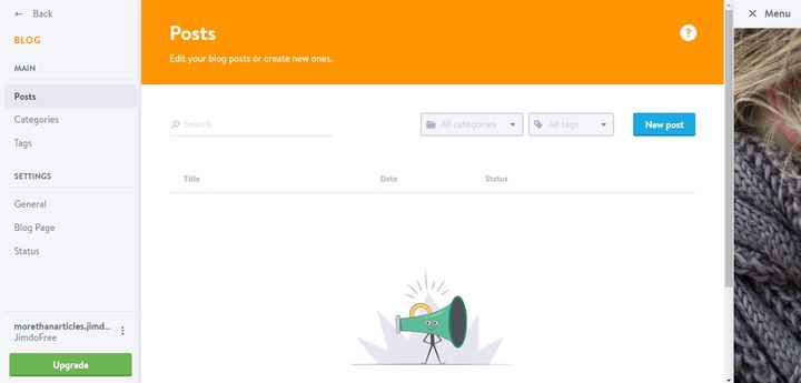 Tips Membuat Website Dengan Mudah Menggunakan Layanan Jimdo