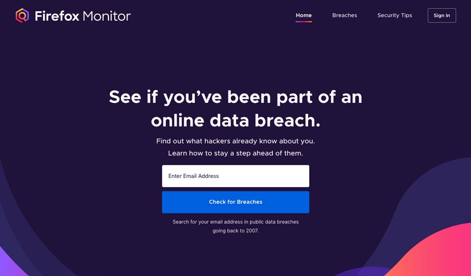 Firefox Monitor untuk cek korban serangan hacker
