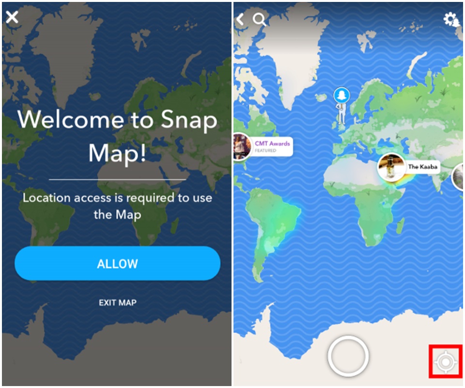 Cara Mudah Menggunakan Fitur Snap Map di Aplikasi Snapchat