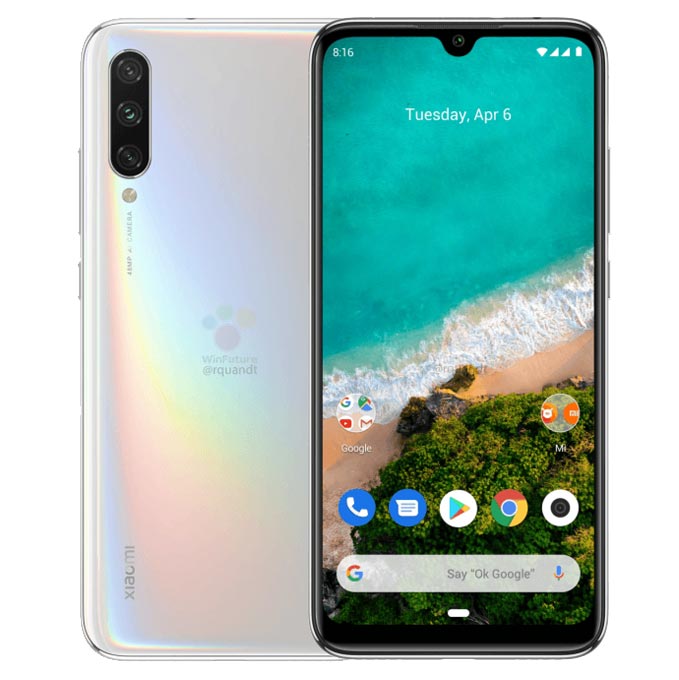 Foto Xiaomi Mi A3 yang Ternyata Versi Internasional Mi CC9 Bocor