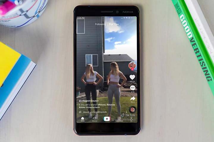 aplikasi tiktok di smartphone android