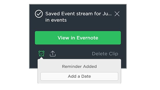 Cara Menambah Pengingat untuk Evernote Web Clipper