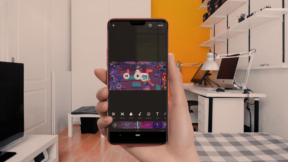 trim video di android