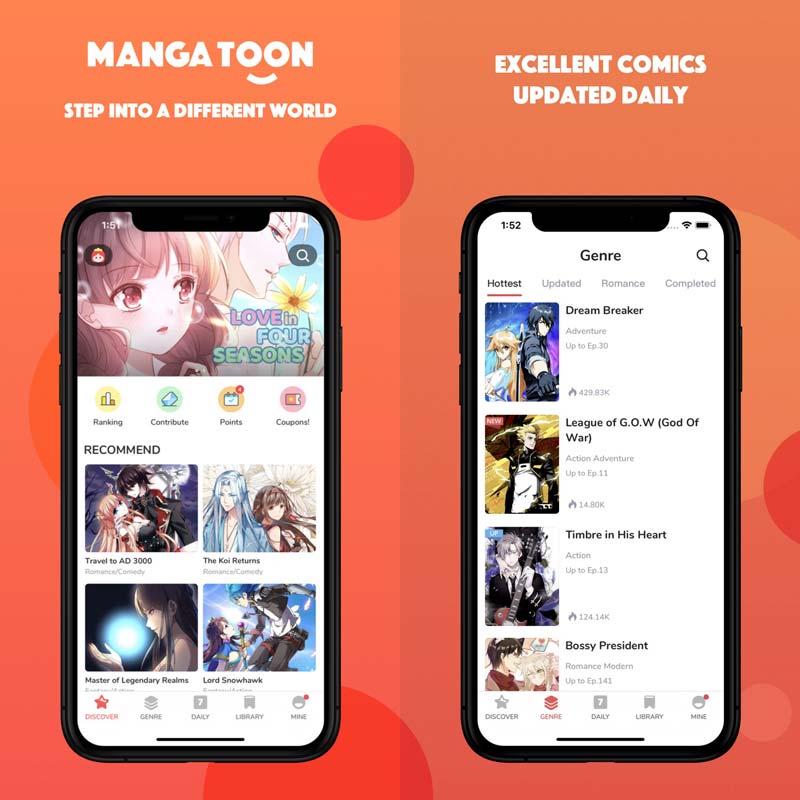 aplikasi mangatoon