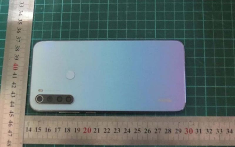 tampilan belakang dugaan redmi note 8 yang bocor