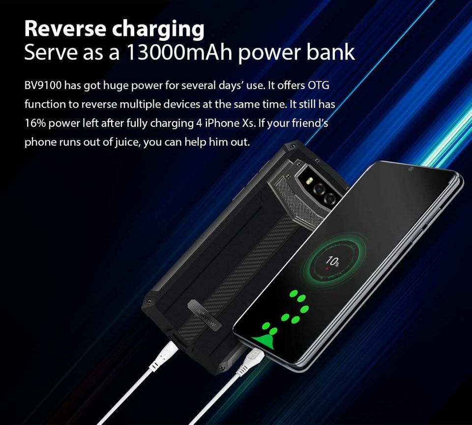 Blackview BV9100 – Ponsel Murah dengan Baterai Monster 13.000 mAh