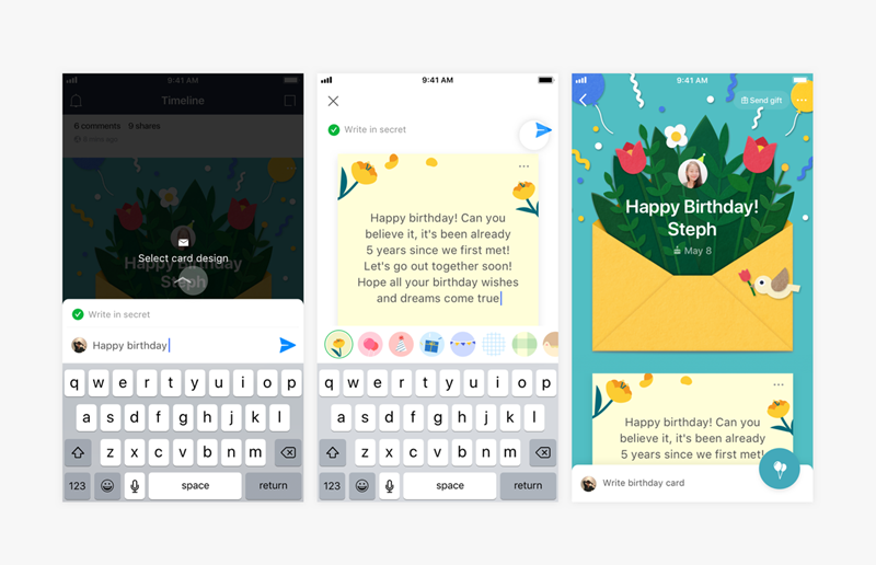 Cara Menggunakan Fitur Birthday Card LINE 2