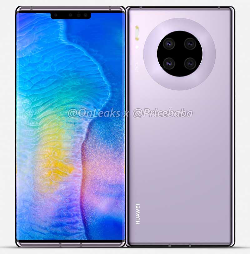 Huawei Mate 30 Pro Akan Hadir Tanpa Tombol Volume dan Total 7 Kamera
