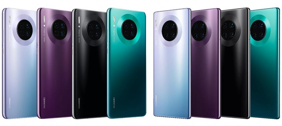 Varian warna Huawei mate 30 dan mate 30 pro