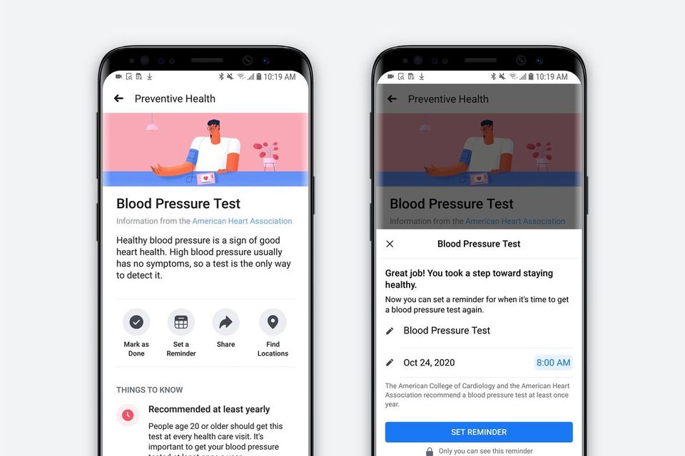 Facebook Resmi Meluncurkan Fitur Pendeteksi Kesehatan
