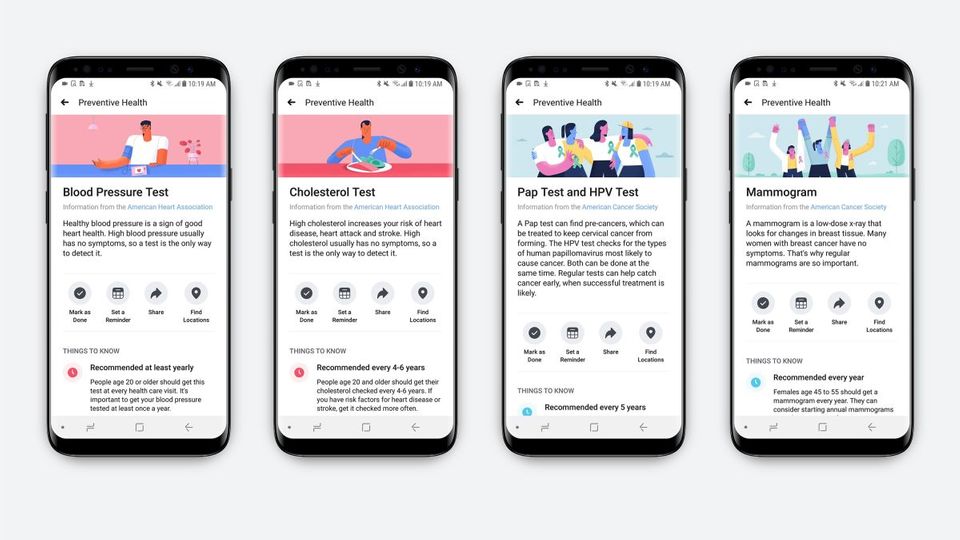 Facebook Resmi Meluncurkan Fitur Pendeteksi Kesehatan