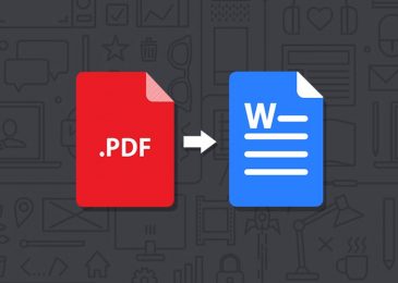 mengubah pdf ke word