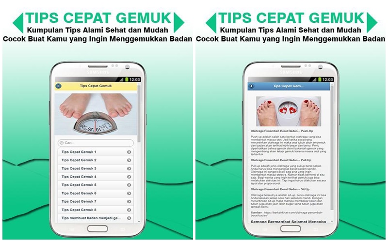 Bosan Kurus? Cobalah Beberapa Aplikasi Penggemuk Badan Ini