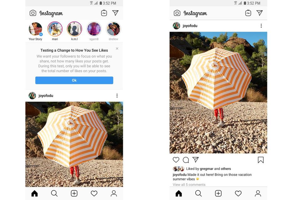 Instagram Tengah Uji Coba Sembunyikan Jumlah Like