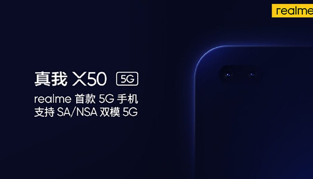 teaser realme x50 di weibo