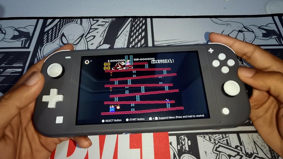 main donkey kong jadul di nintendo switch lite