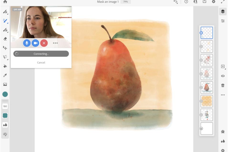 live streaming di adobe fresco