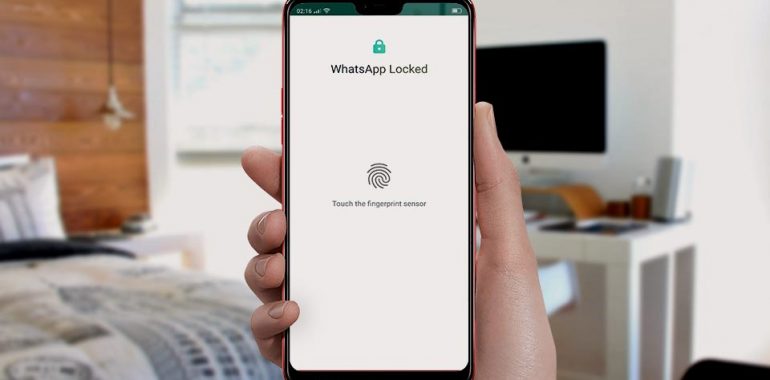 mengunci whatsapp dengan sidik jari