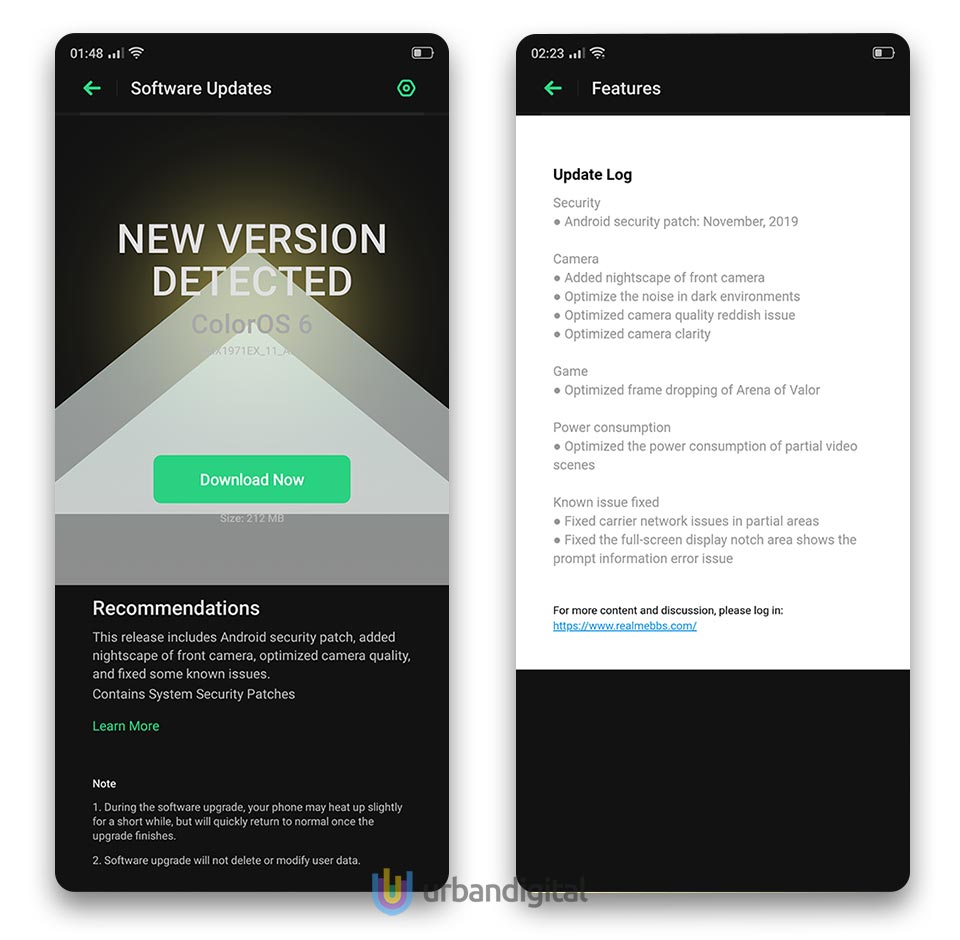 update coloros 6 realme 5-pro-nightscape