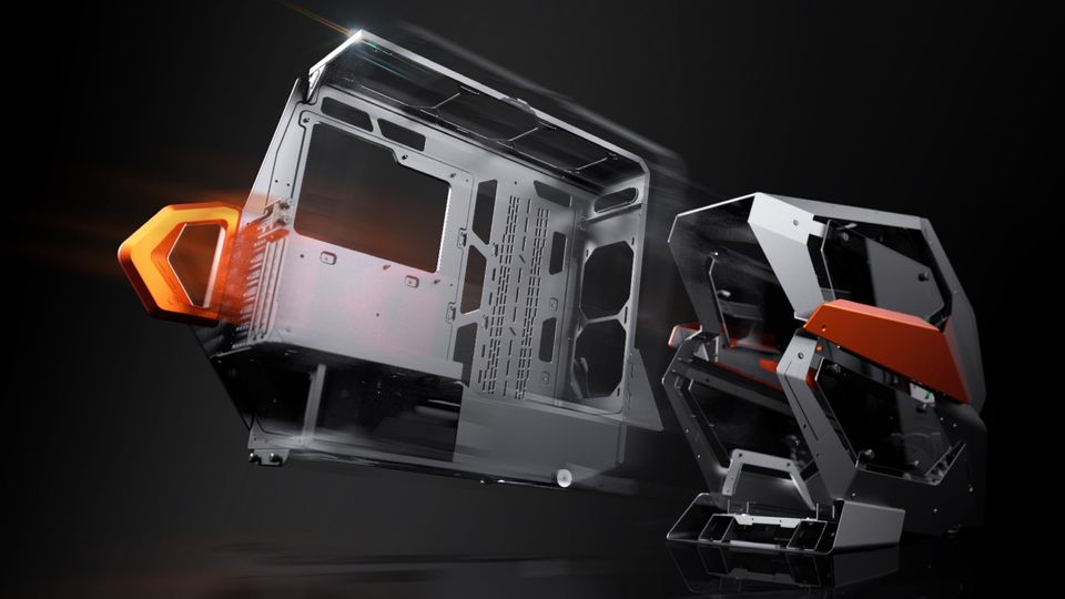 Kasing PC Cougar Conquer 2 Berbentuk Mirip Robot