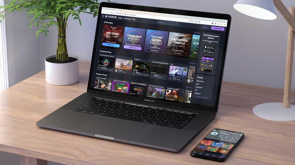 clutch media sosial video seru game