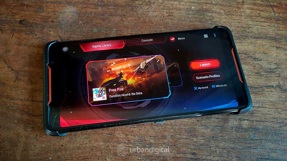 rog phone android 9 game center