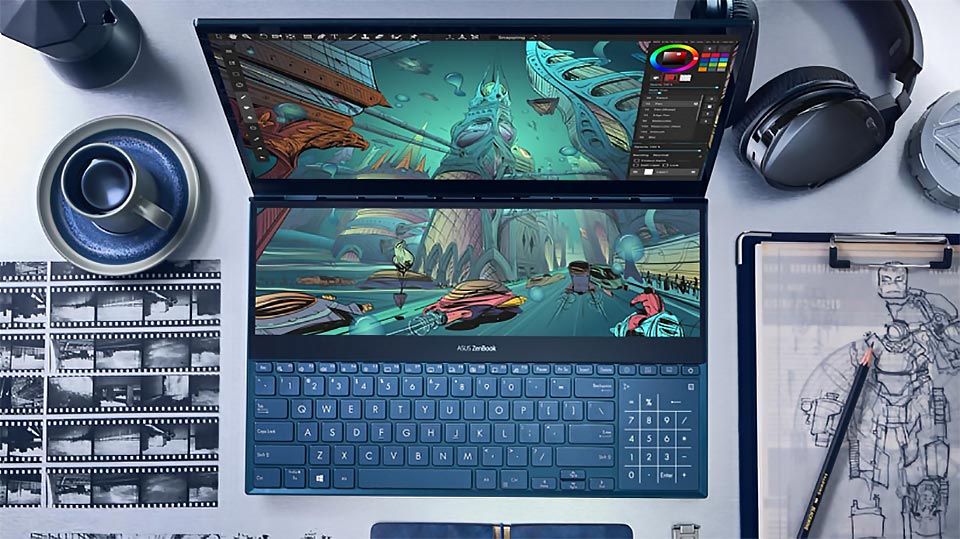 zenbook pro duo lifestyle