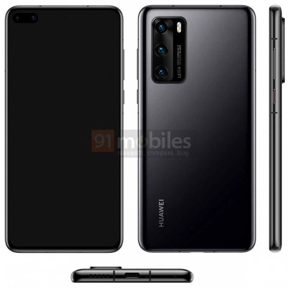 Bocoran Terbaru Huawei P40! Ponsel Triple Kamera Merk Leica