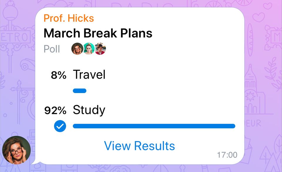 Update Terbaru Telegram Hadirkan Mode Kuis dan Polling Baru