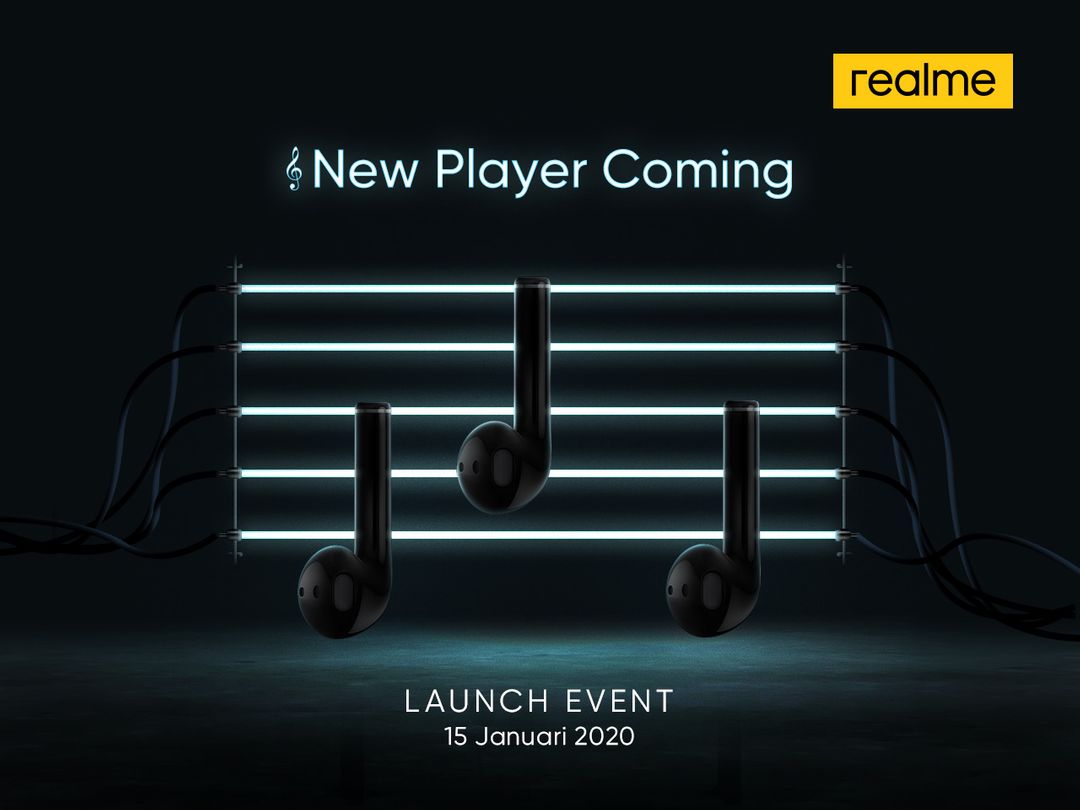 Realme akan Luncurkan Realme Buds Air di Indonesia